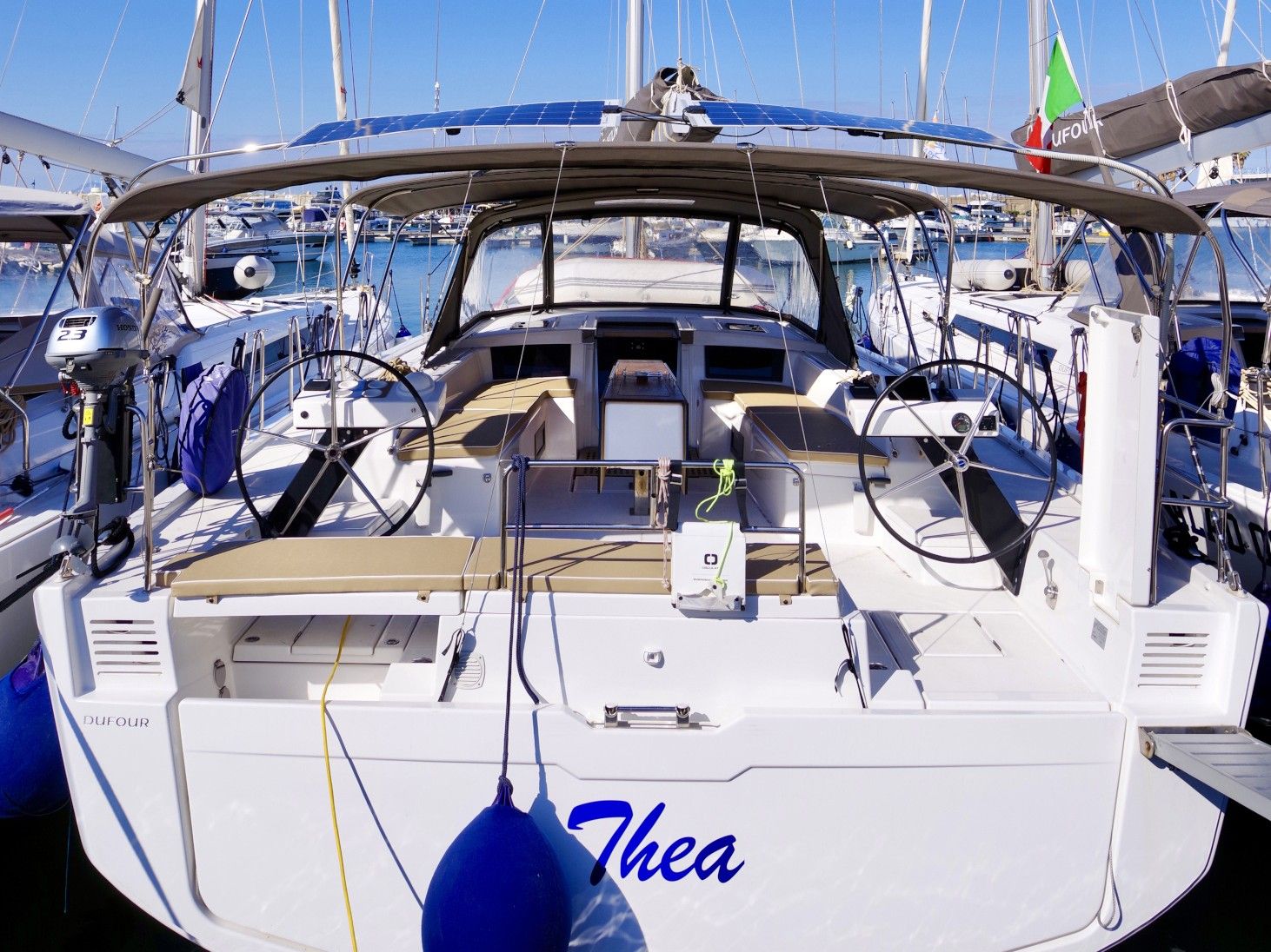 Thea - A/C, Generator, Water maker, Solar Panel